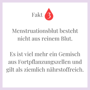 Menstruation ist nicht reines Blut